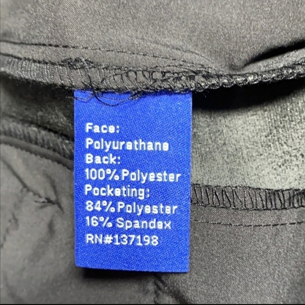 Apt. 9 NWT Faux Leather Cropped Cargo Pants Black Size 6 - Picture 6 of 7